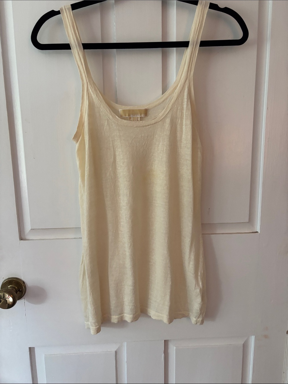 Michael Kors Cream Scoop Neck Camisole